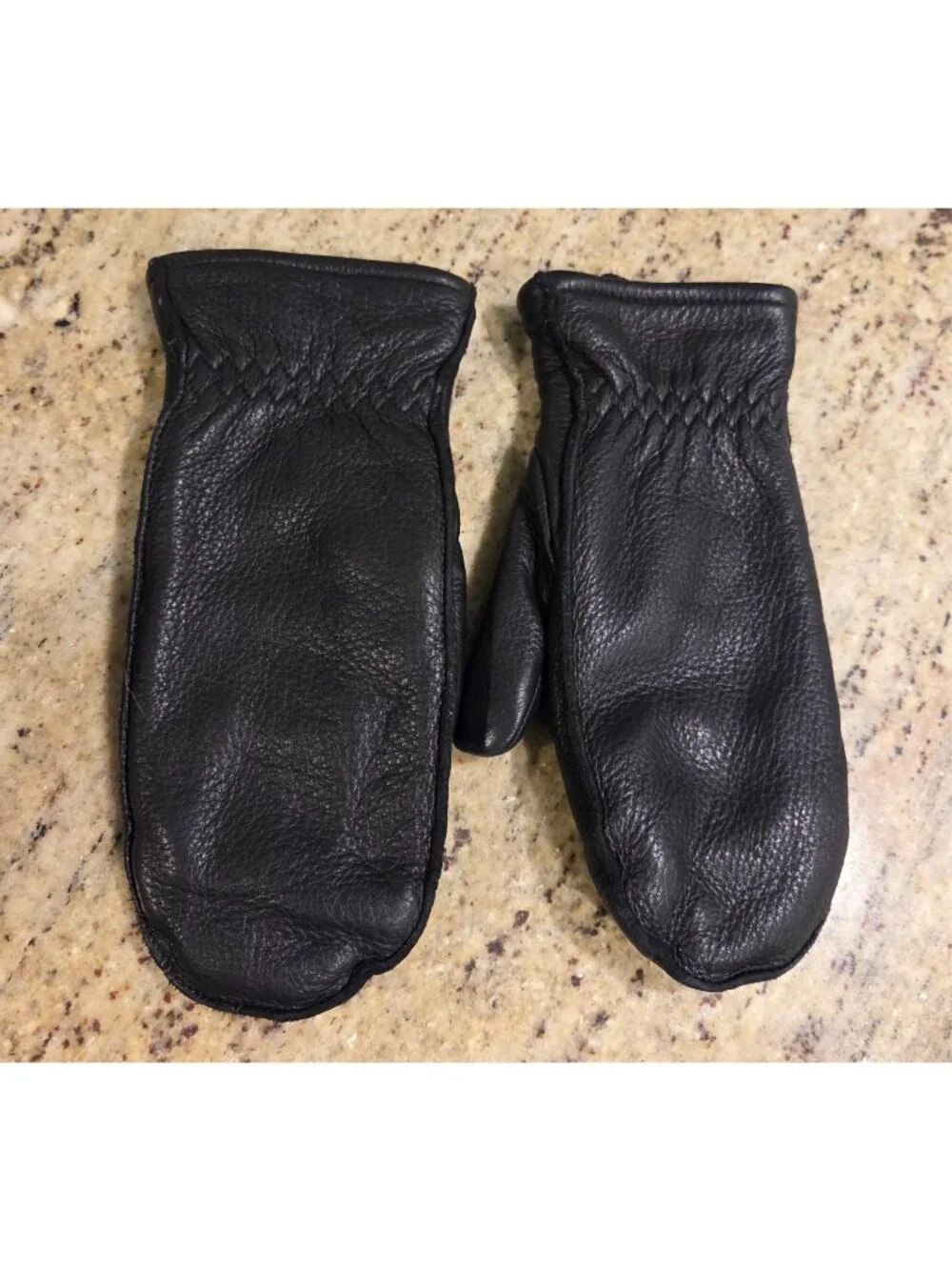 Pratt And Hart Womens Size S Black Mittons Fleece Lined
